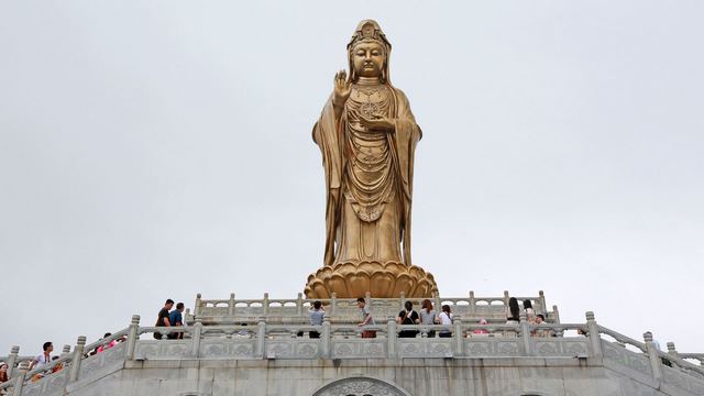 普陀山南海观音立像