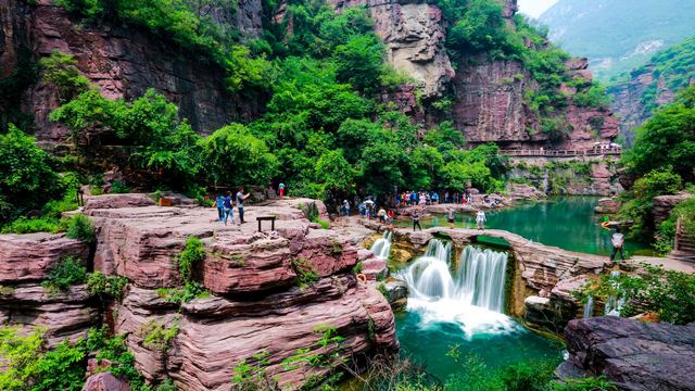 云台山温盘峪(红石峡)~河南焦作