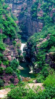 云台山温盘峪(红石峡) 景点图 241_10