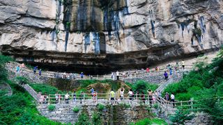 万仙山 喊泉 景点图 257_5