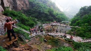 万仙山 喊泉 景点图 257_14