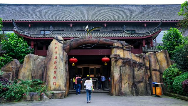 峨眉山仙芝竹尖恐龙博物馆