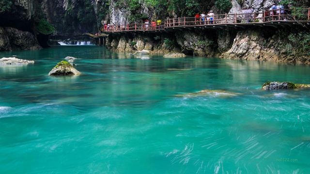 大七孔风景区 荔波樟江~贵州黔南州