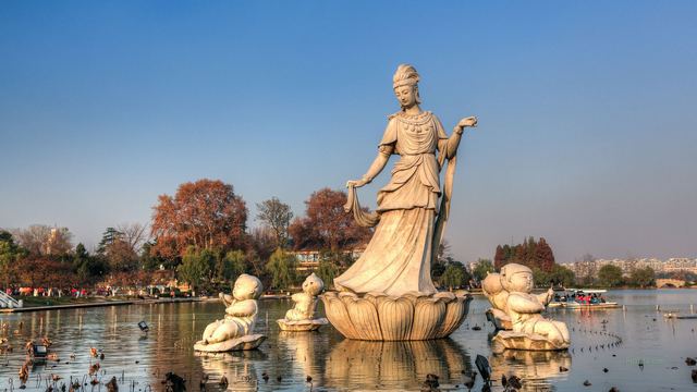 玄武湖秋天景色