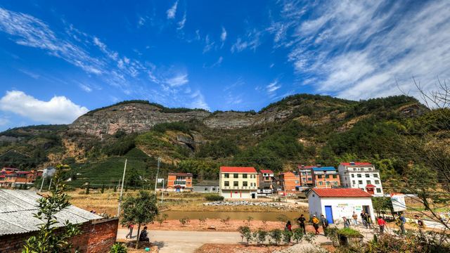 刘秀垄景区丹霞地貌