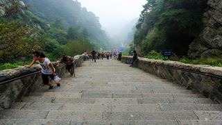 十八盘  云步桥 中天门 斗母宫 红门 泰山 景点图 46_6