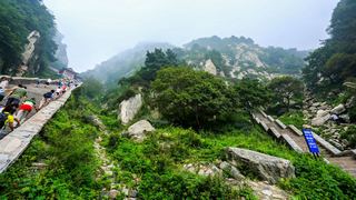 十八盘  云步桥 中天门 斗母宫 红门 泰山 景点图 46_7