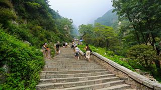 十八盘  云步桥 中天门 斗母宫 红门 泰山 景点图 46_9