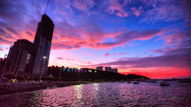 芭提雅Pattaya美丽夜色
