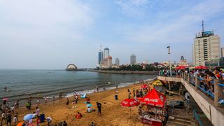 青岛栈桥海水浴场 景点图 52_3