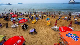青岛栈桥海水浴场 景点图 52_4