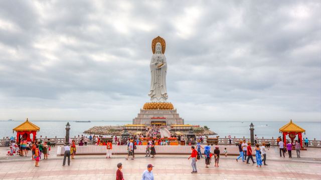 南山寺、海上观音