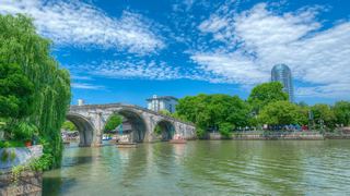 京杭大运河拱宸桥 景点图 549_2